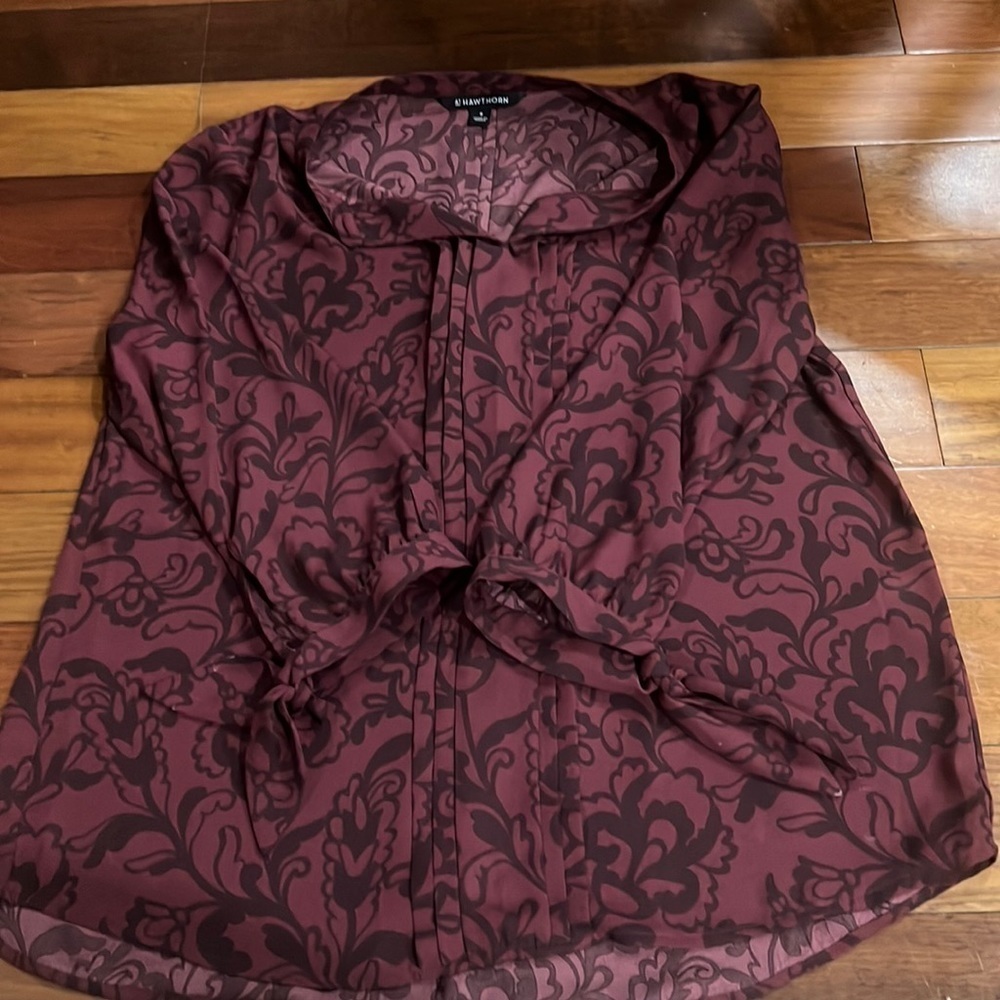 Stitch Fix 41 Hawthorne Melisa Tie Sleeve Detail Blouse